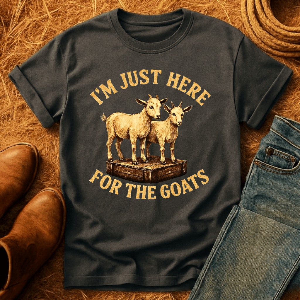 Here For The Goats T-Shirt