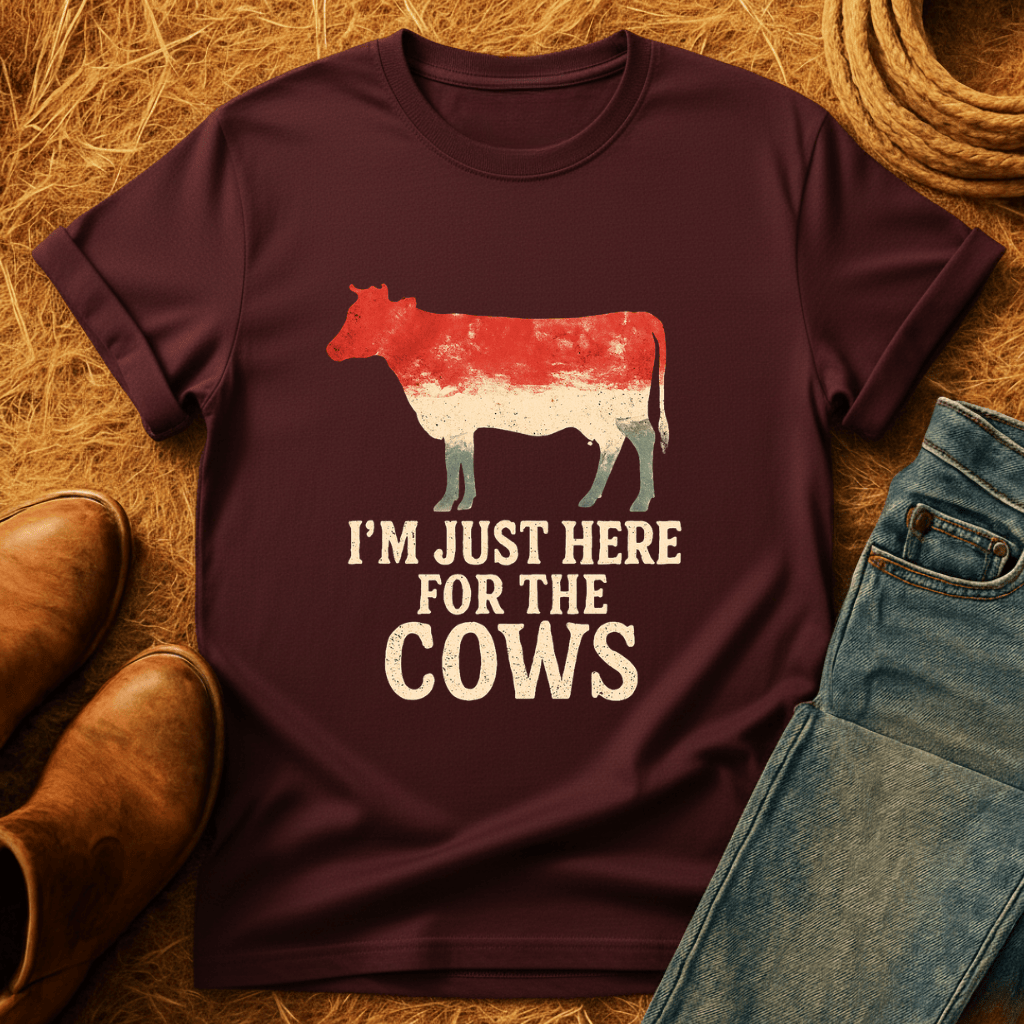 Here For The Cows T-Shirt