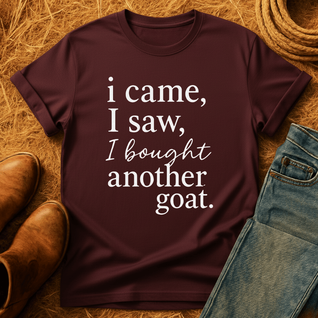 Veni, Vidi, Another Goat T-Shirt