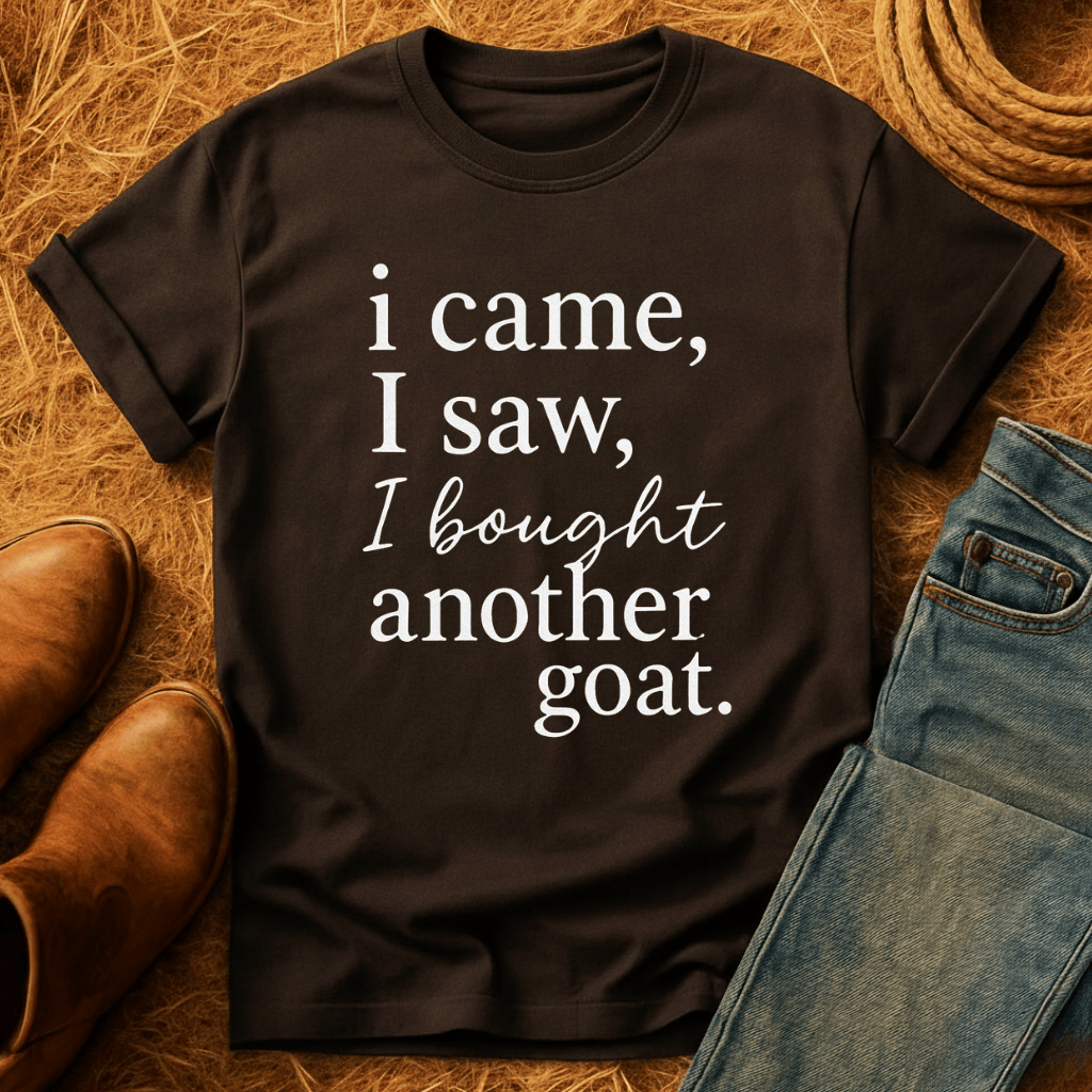 Veni, Vidi, Another Goat T-Shirt