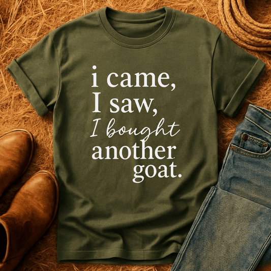 Veni, Vidi, Another Goat T-Shirt