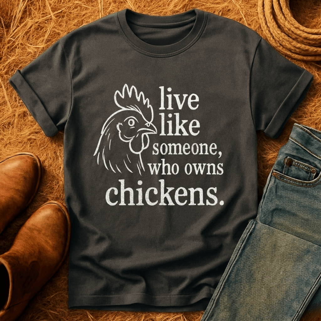 Live Like A Chicken Owner T-Shirt