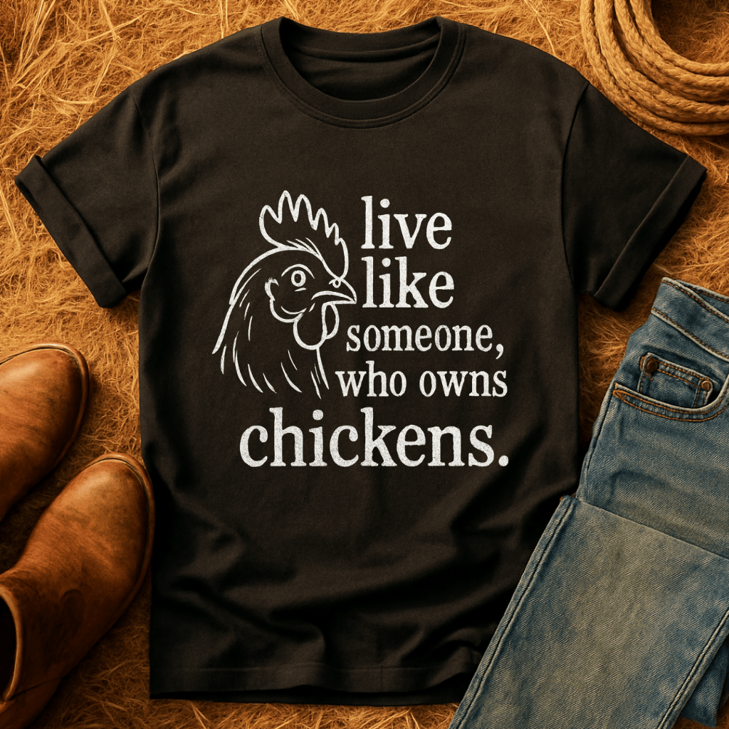 Live Like A Chicken Owner T-Shirt