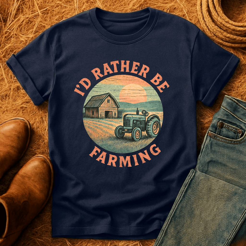 I'd Rather Farm T-Shirt