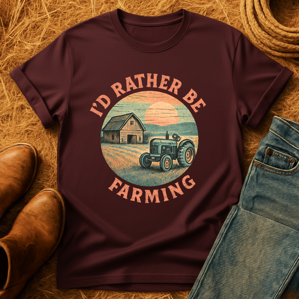 I'd Rather Farm T-Shirt