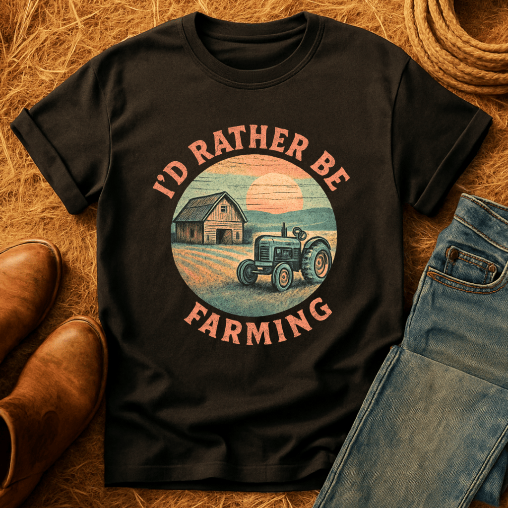 I'd Rather Farm T-Shirt