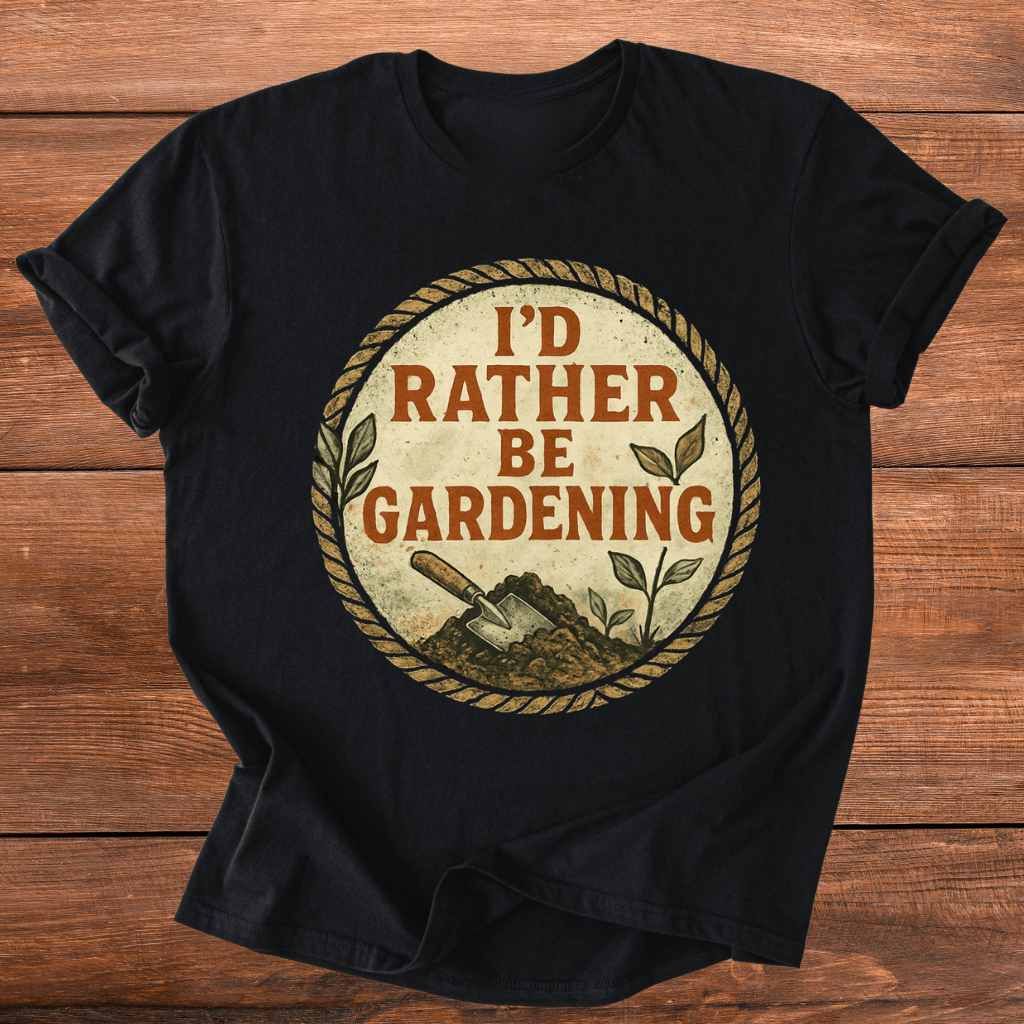 I'd Rather Be Gardening T-Shirt