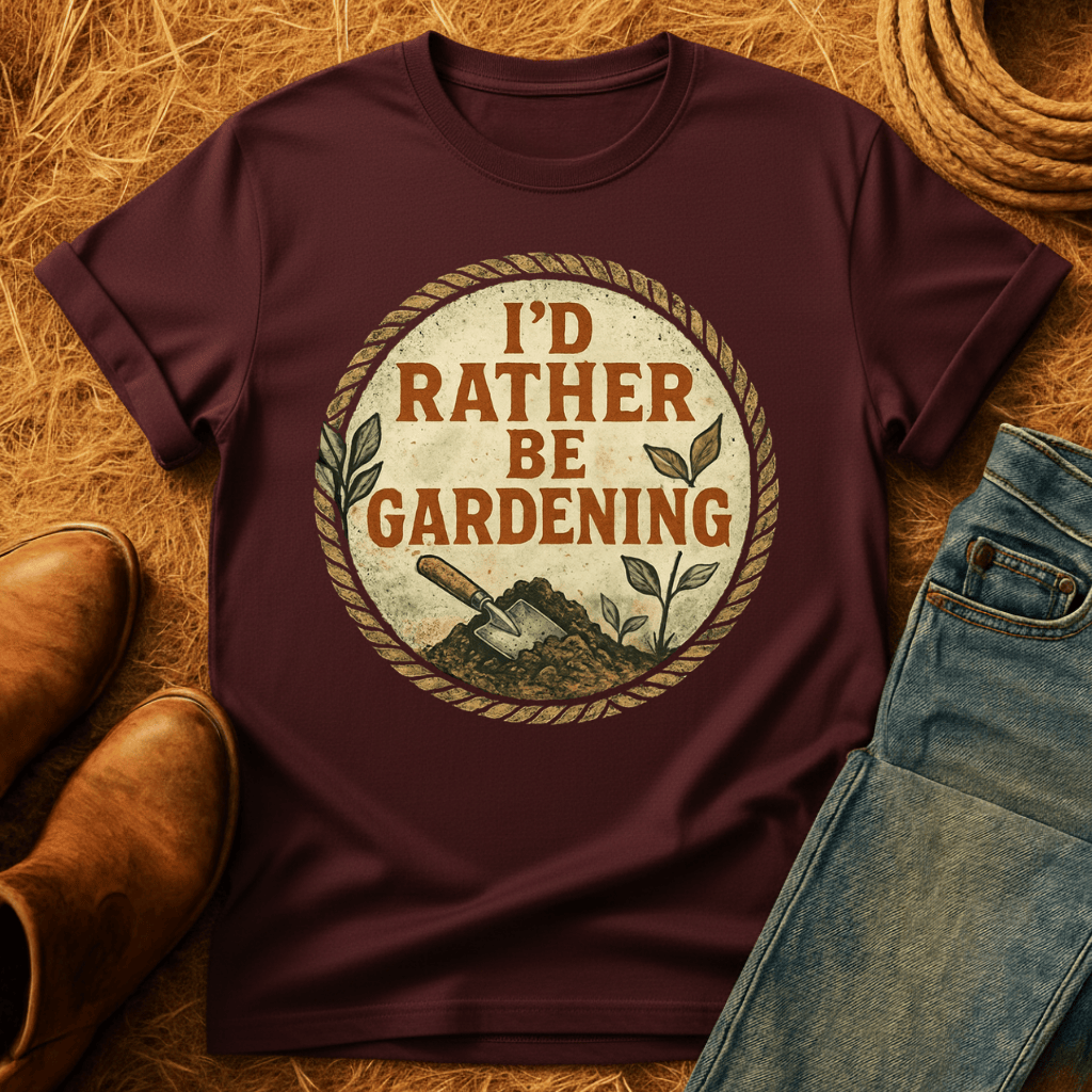 I'd Rather Be Gardening T-Shirt