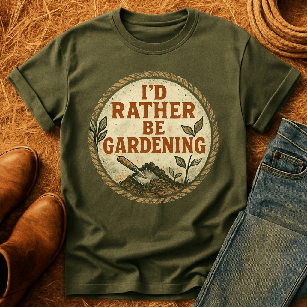 I'd Rather Be Gardening T-Shirt