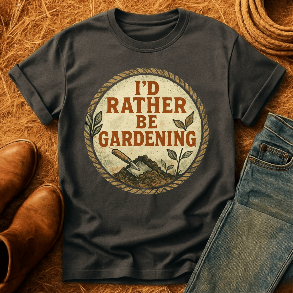 I'd Rather Be Gardening T-Shirt