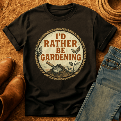 I'd Rather Be Gardening T-Shirt