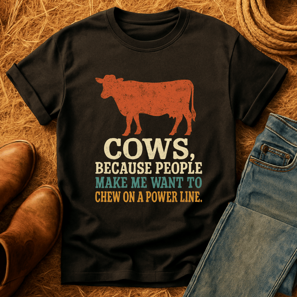 Cows, Because T-Shirt