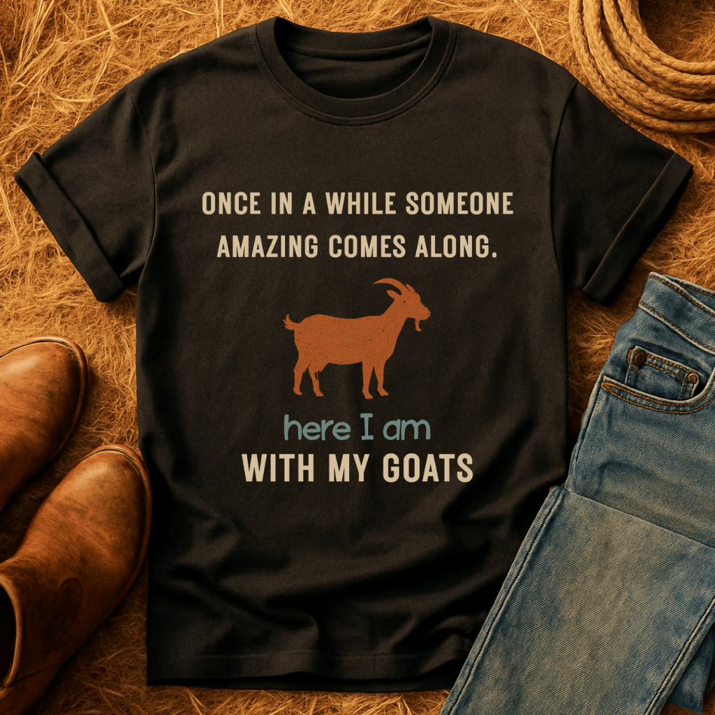 Here With Amazing Goats T-Shirt