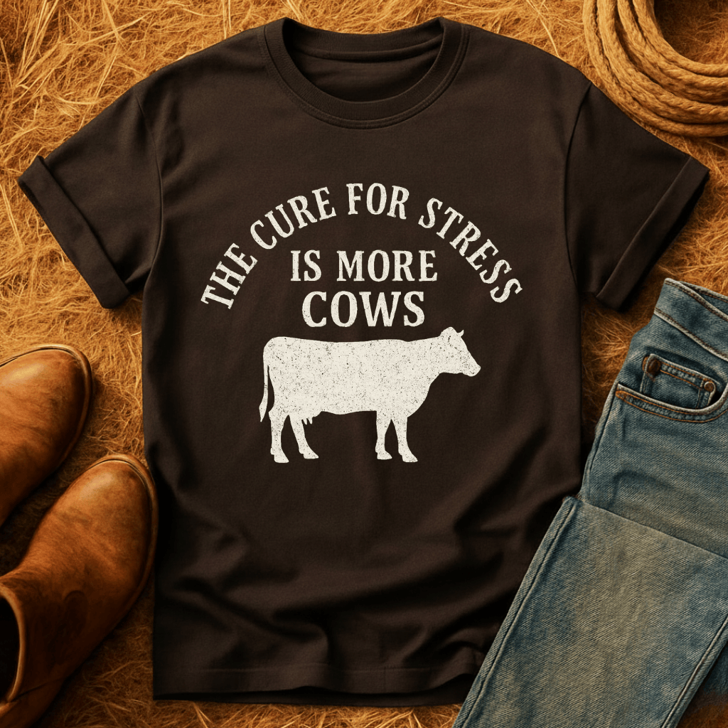 More Cows For Stress T-Shirt