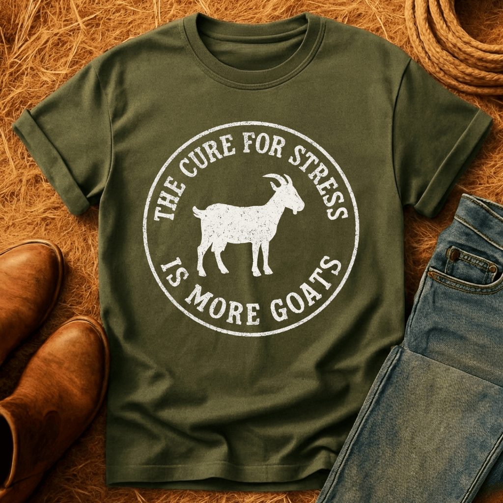 More Goats For Stress T-Shirt