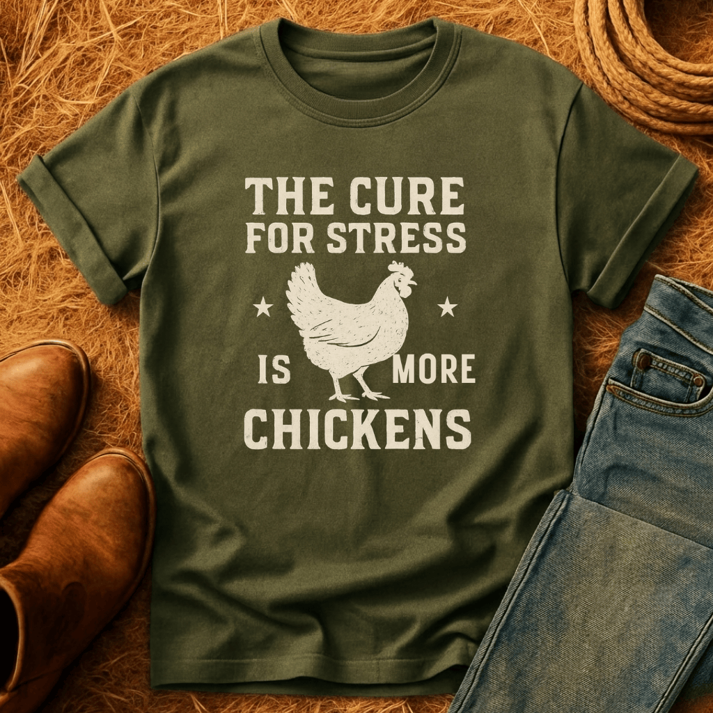 More Chickens For Stress T-Shirt