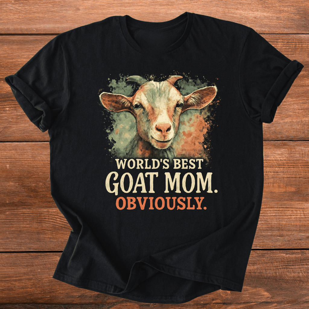 Worlds Best Goat Mom T-Shirt