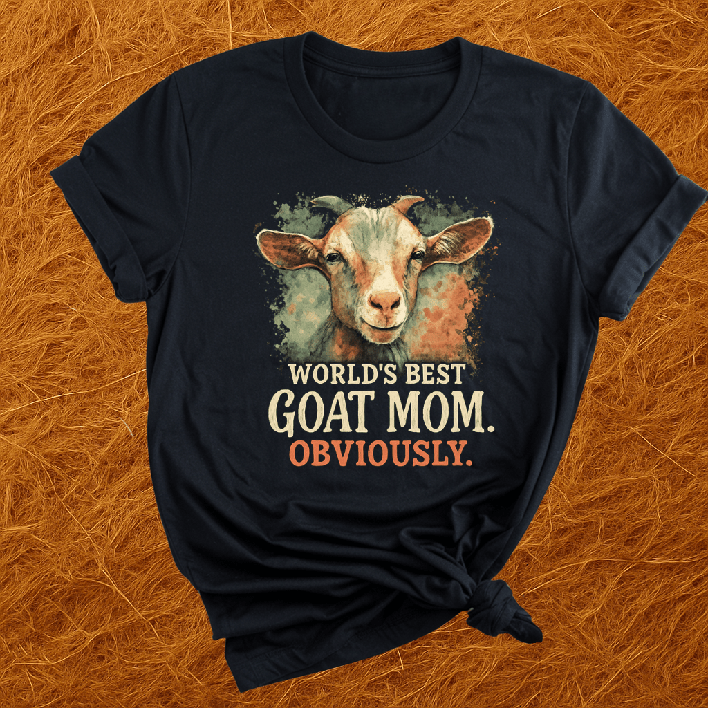 Worlds Best Goat Mom T-Shirt