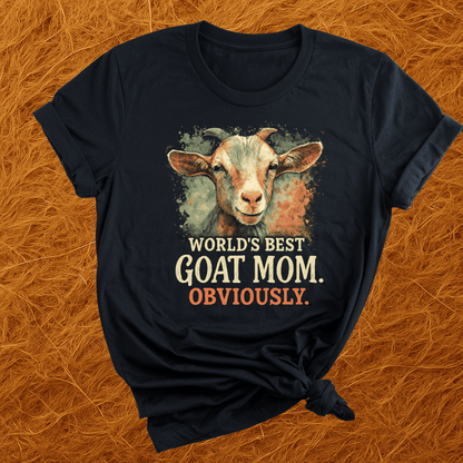 Worlds Best Goat Mom T-Shirt