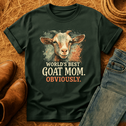 Worlds Best Goat Mom T-Shirt
