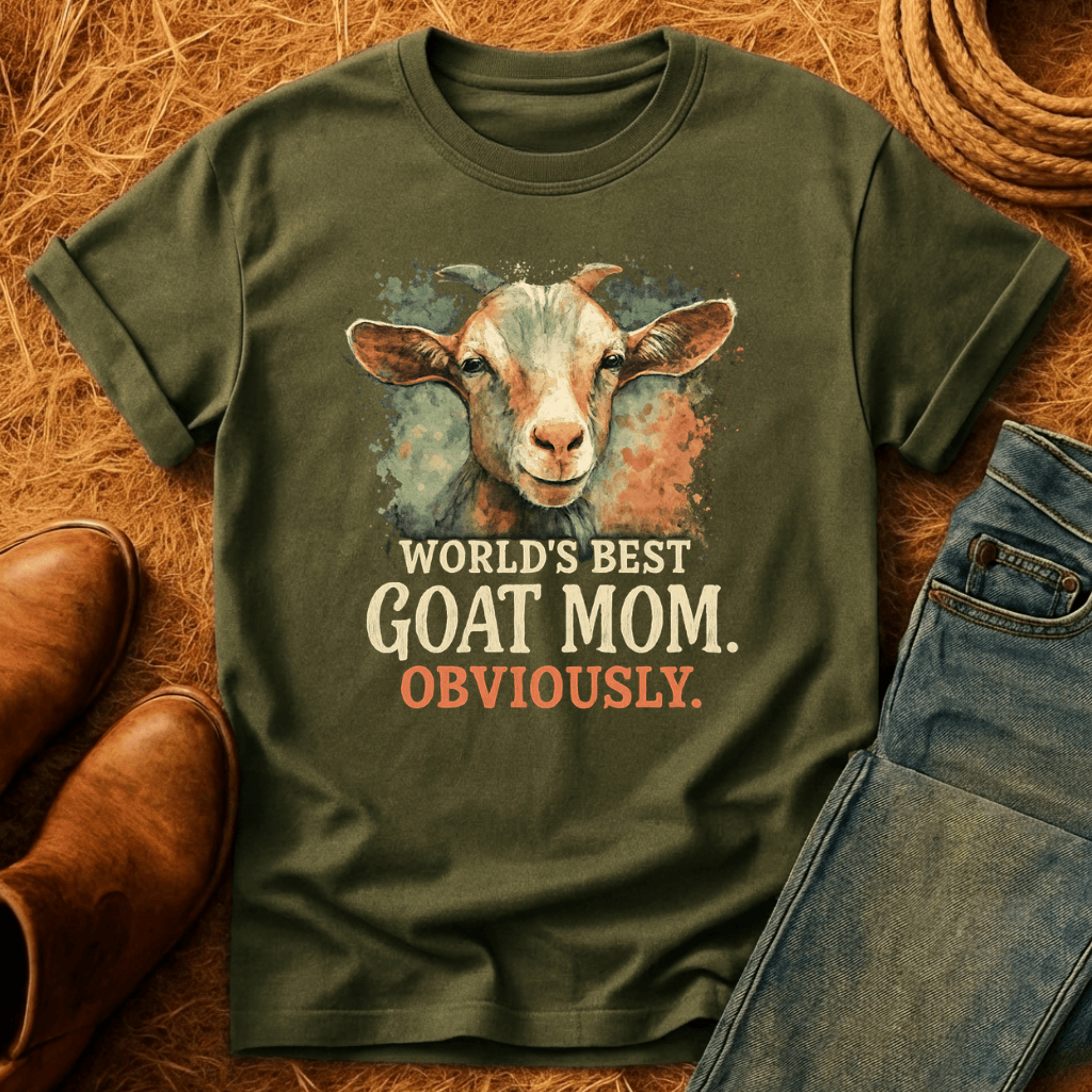Worlds Best Goat Mom T-Shirt
