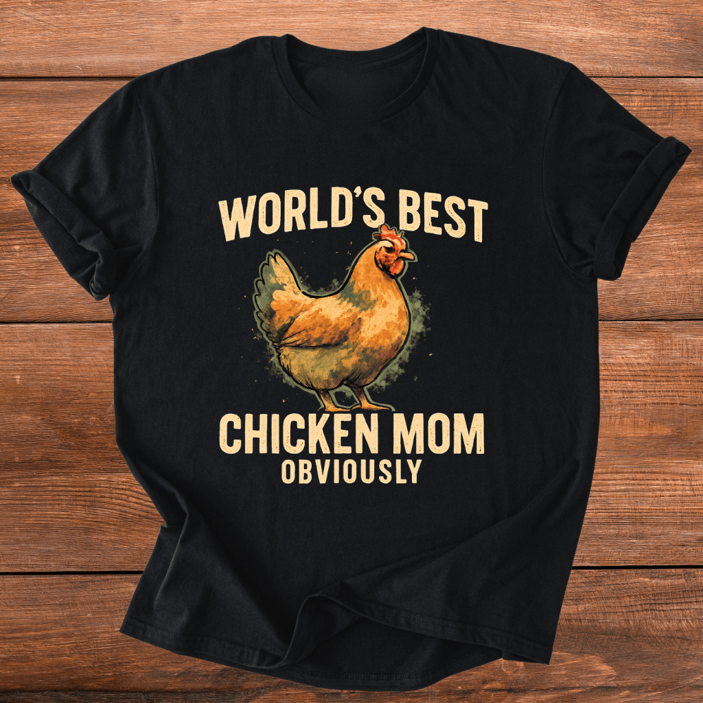 Worlds Best Chicken Mom T-Shirt