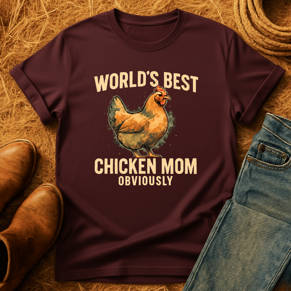 Worlds Best Chicken Mom T-Shirt