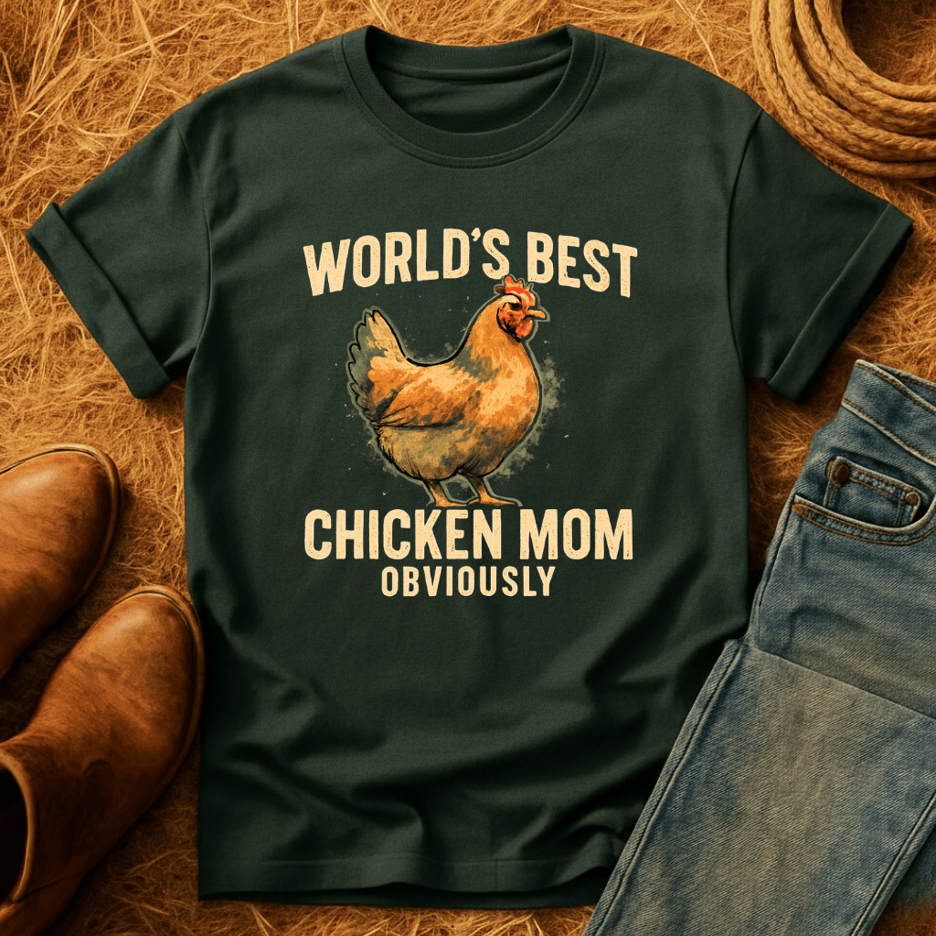 Worlds Best Chicken Mom T-Shirt