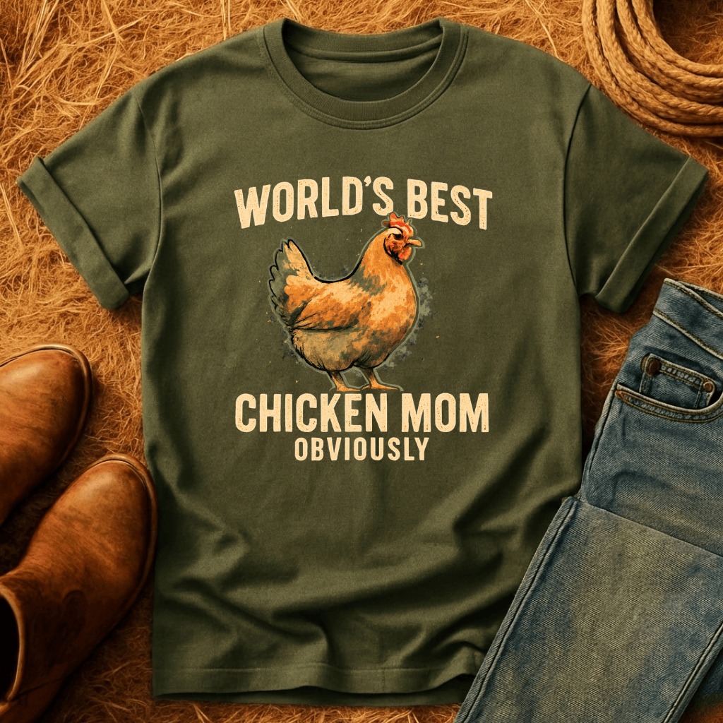 Worlds Best Chicken Mom T-Shirt