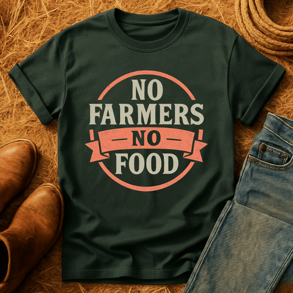 No Farmers No Food T-Shirt