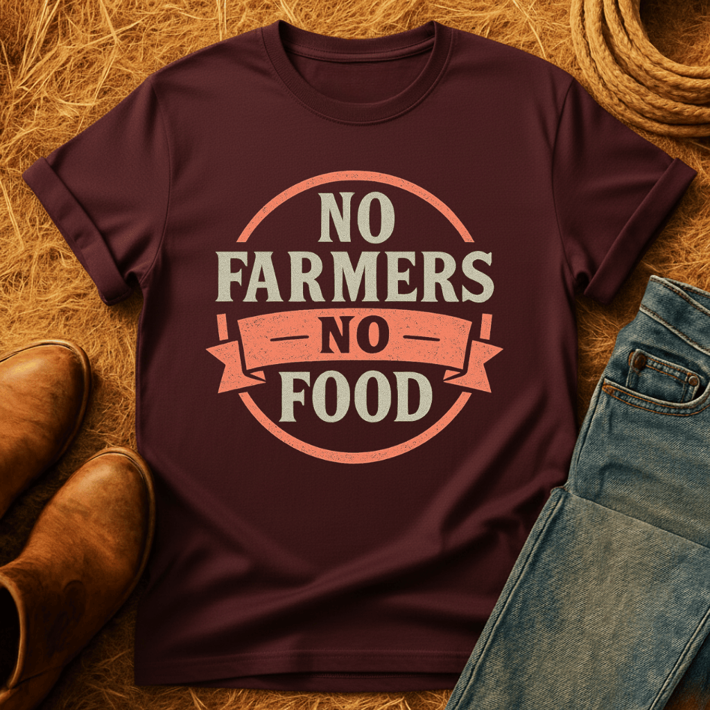 No Farmers No Food T-Shirt