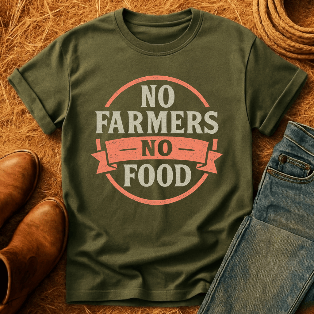 No Farmers No Food T-Shirt