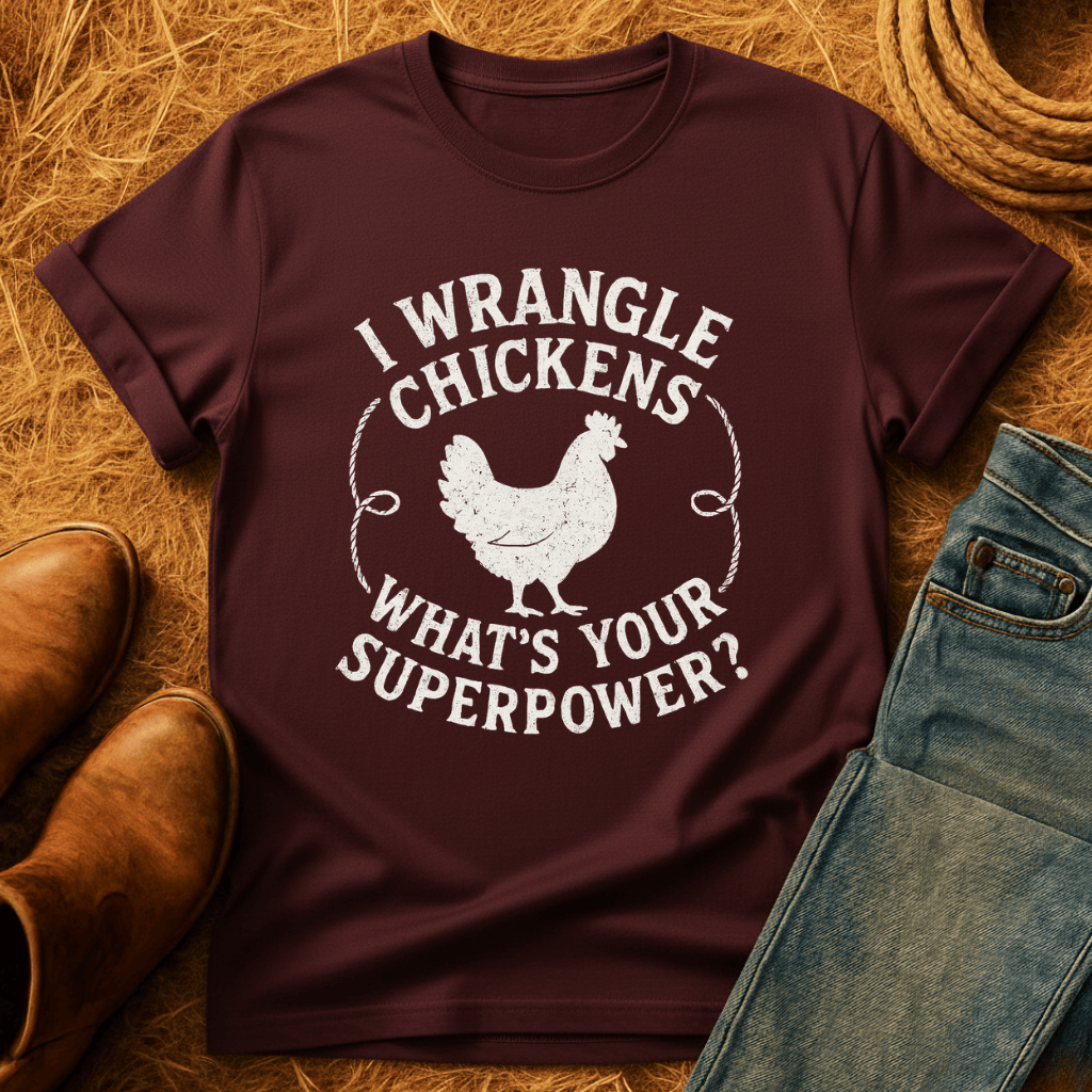 I Wrangle Chickens T-Shirt