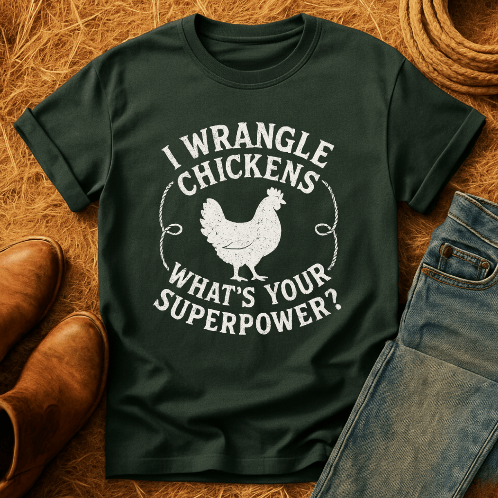 I Wrangle Chickens T-Shirt