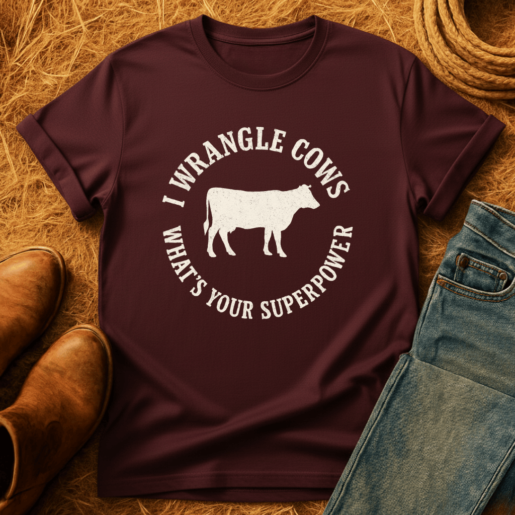 I Wrangle Cows T-Shirt