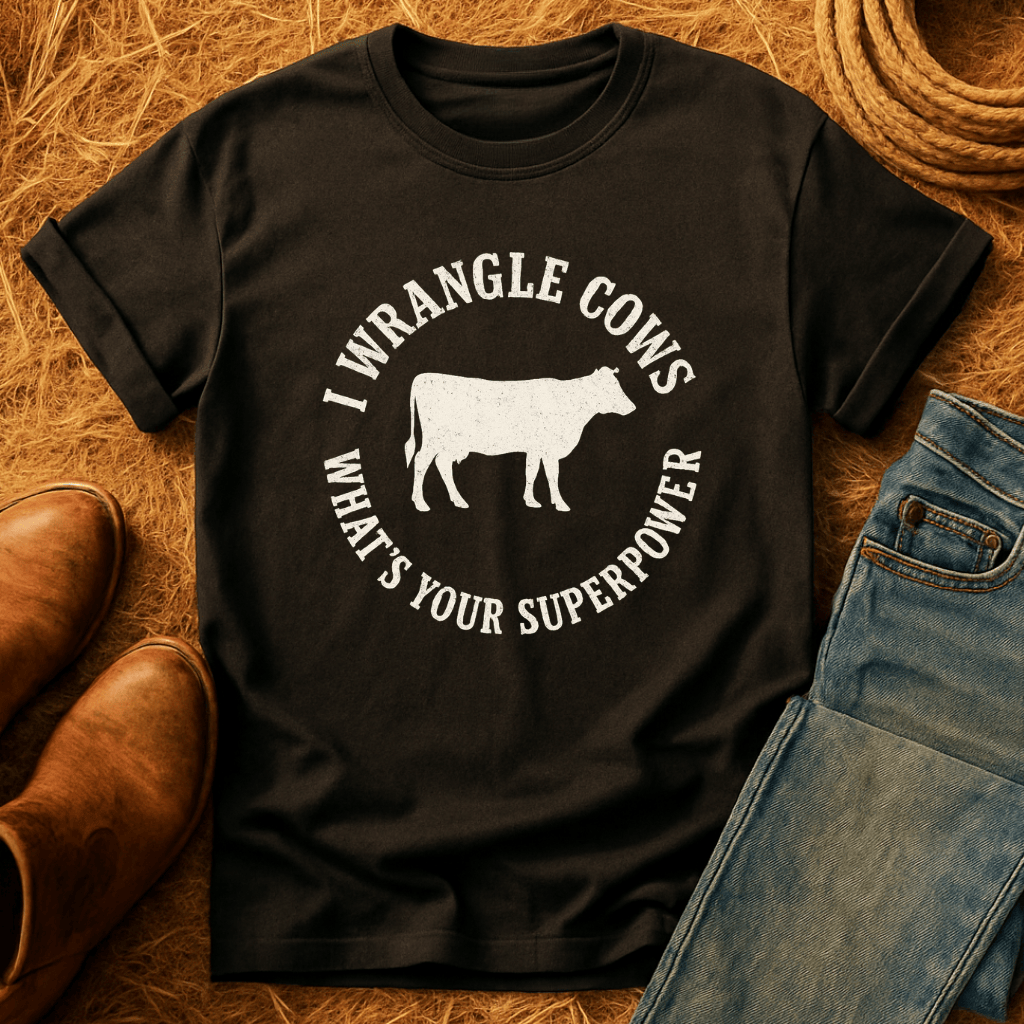 I Wrangle Cows T-Shirt
