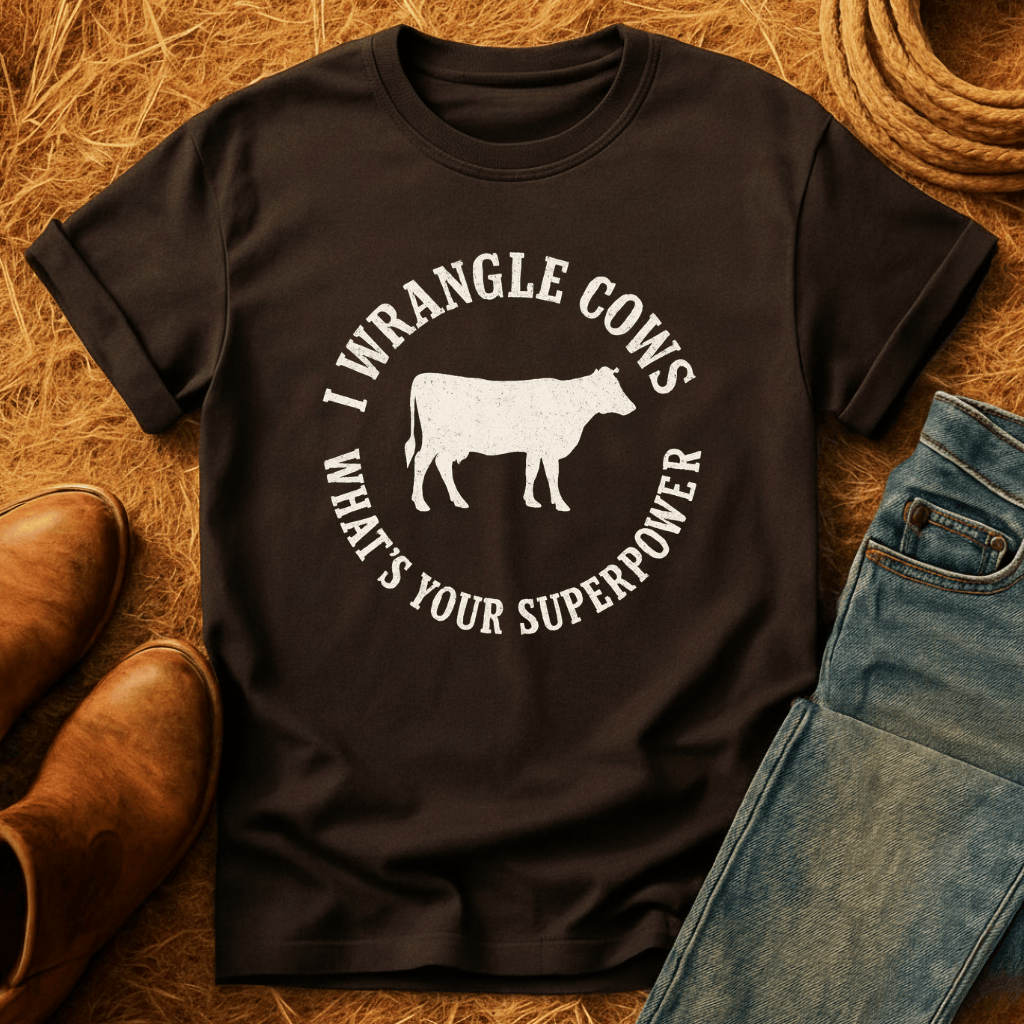 I Wrangle Cows T-Shirt