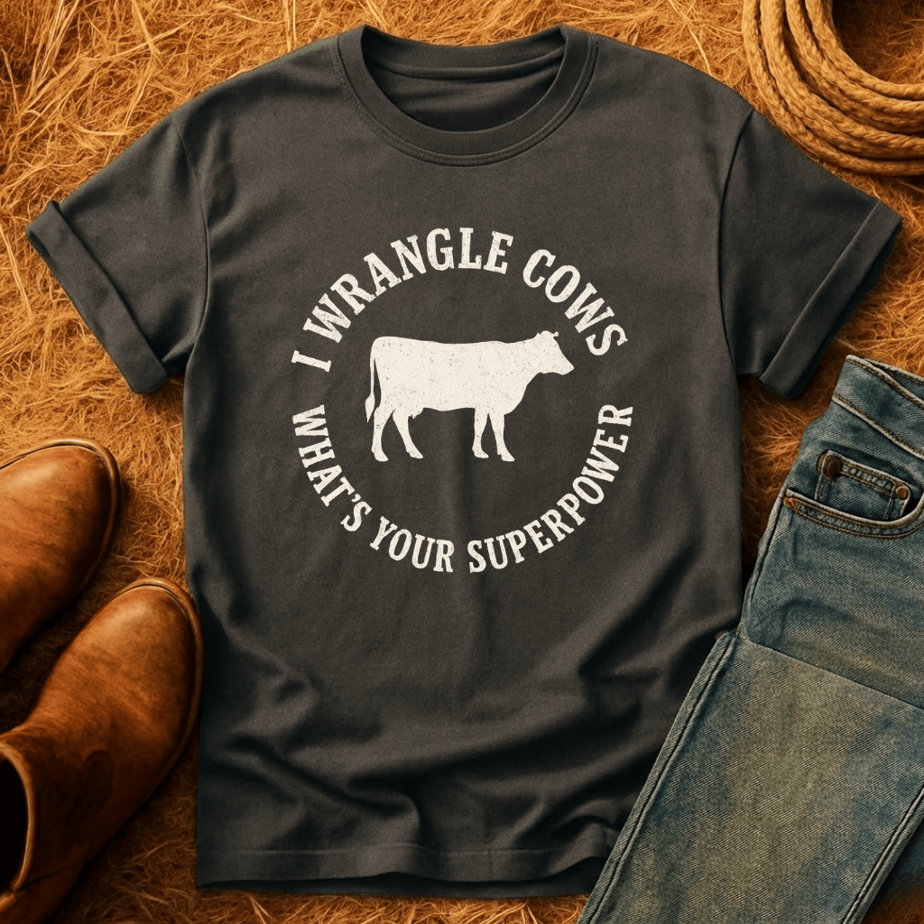 I Wrangle Cows T-Shirt