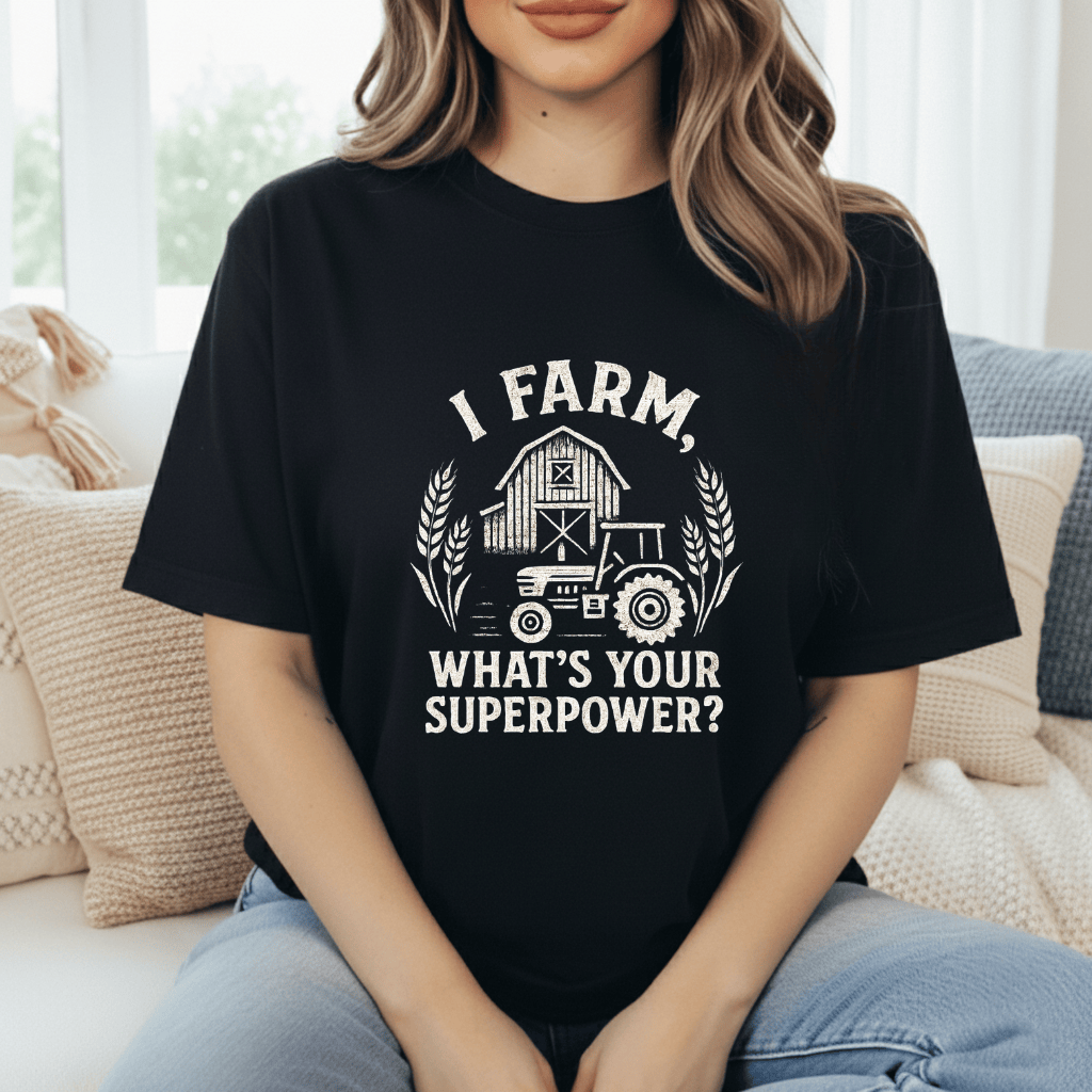 Farmer, What's Your Superpower? T-Shirt