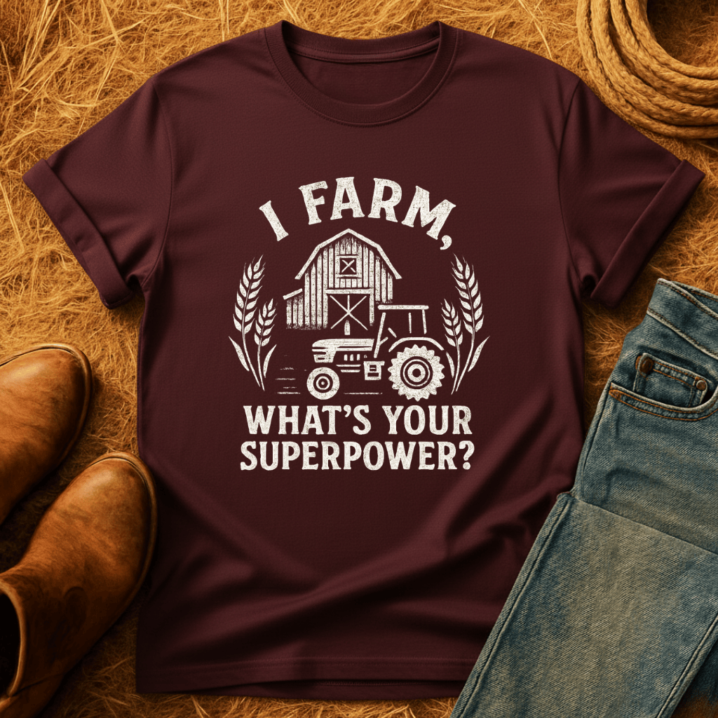 Farmer, What's Your Superpower? T-Shirt