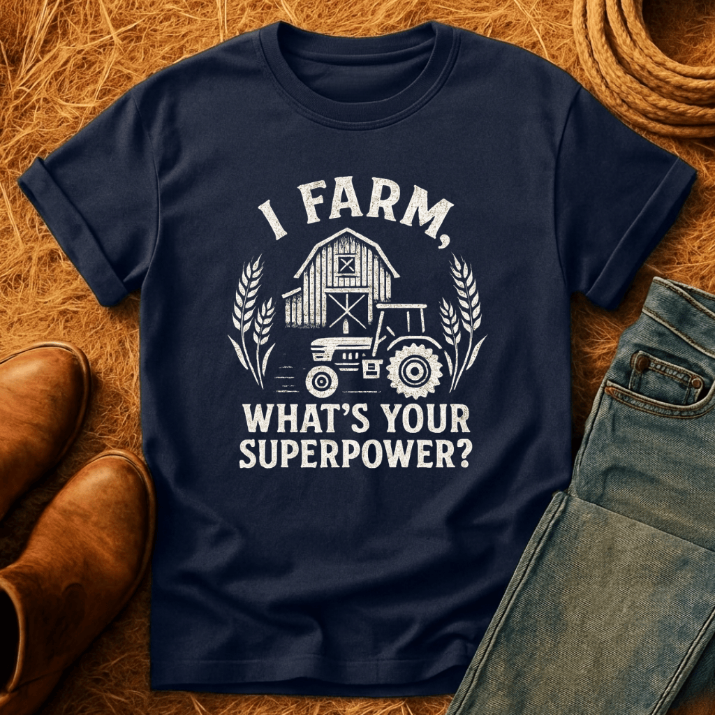 Farmer, What's Your Superpower? T-Shirt