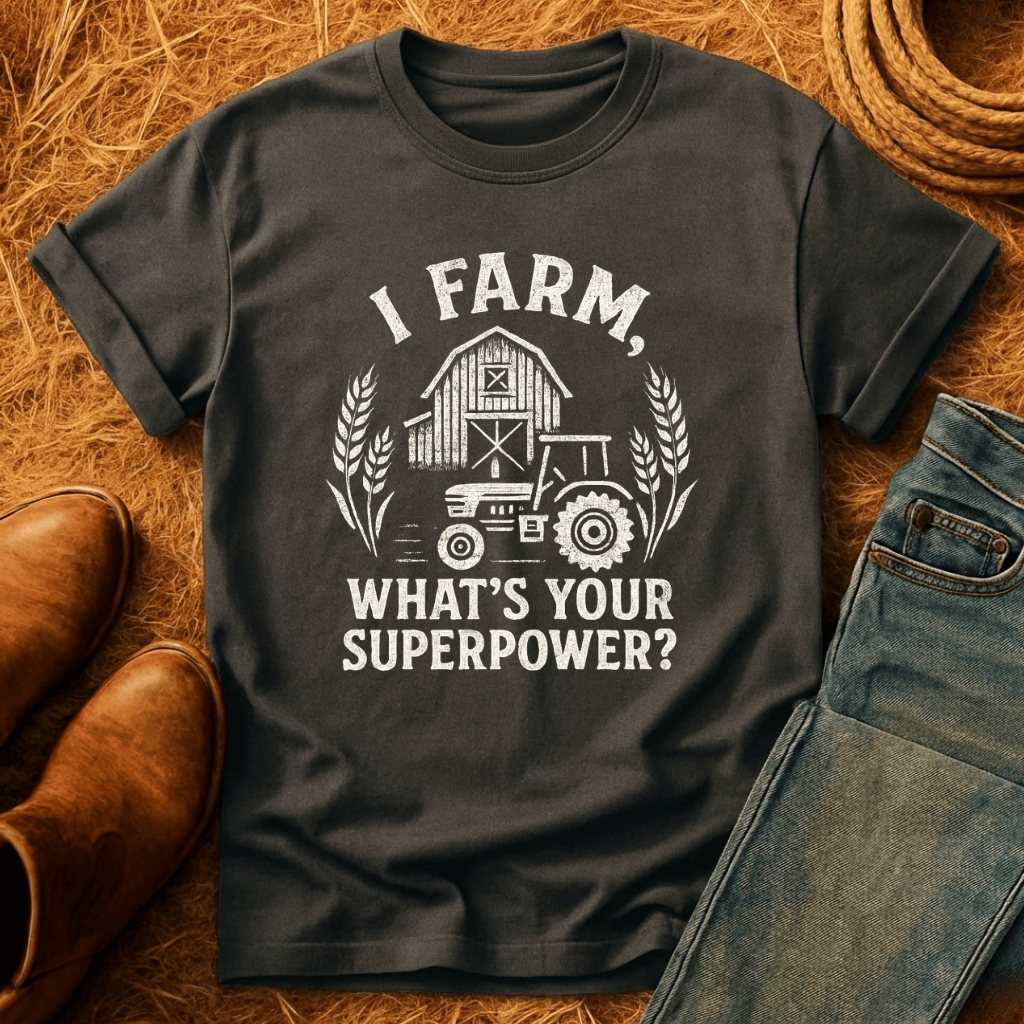 Farmer, What's Your Superpower? T-Shirt
