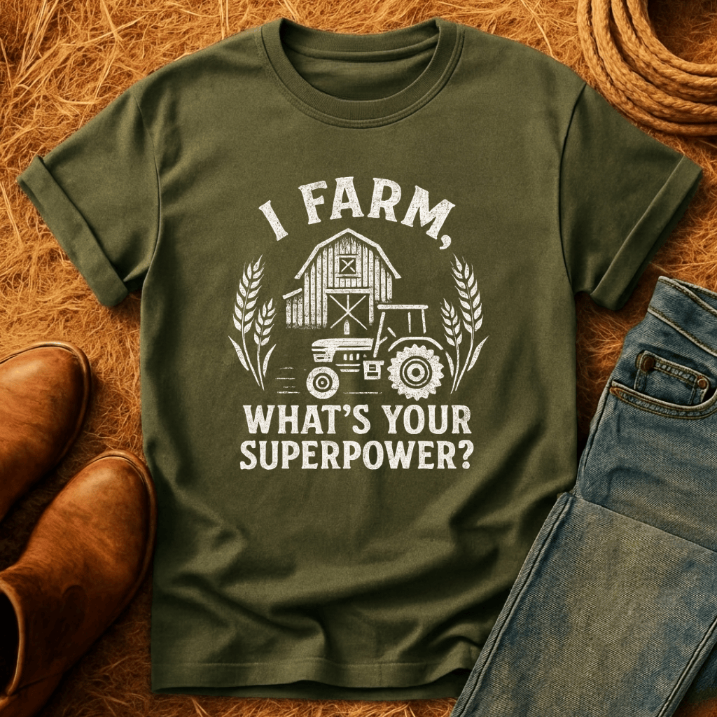 Farmer, What's Your Superpower? T-Shirt