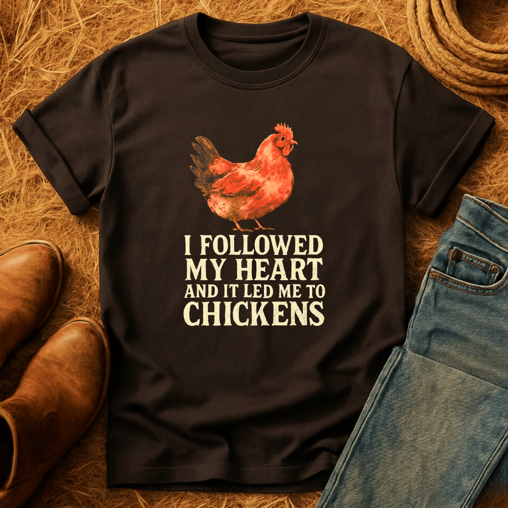 Followed Heart To Chickens T-Shirt