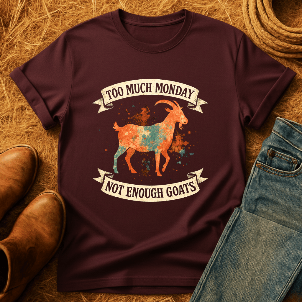 Too Much Monday Goats T-Shirt