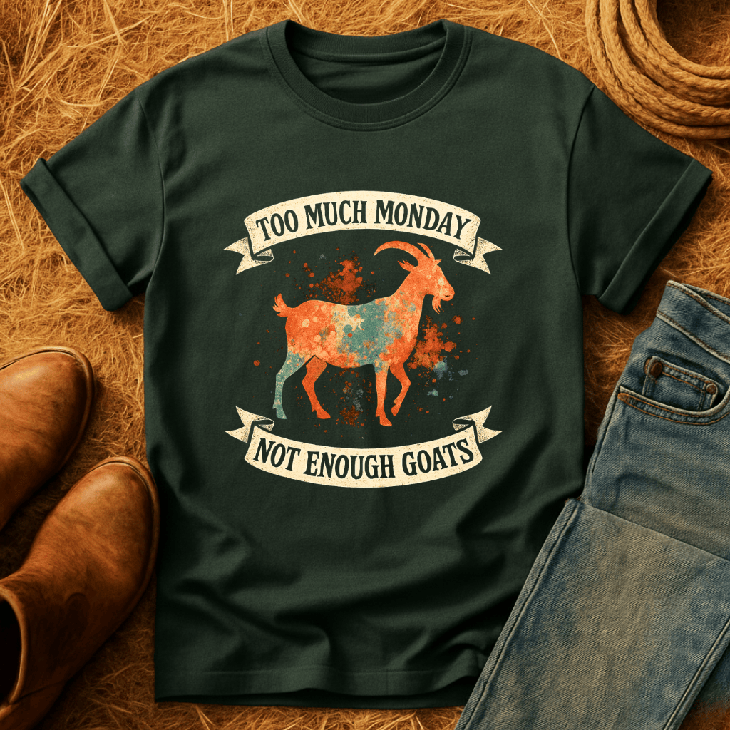 Too Much Monday Goats T-Shirt