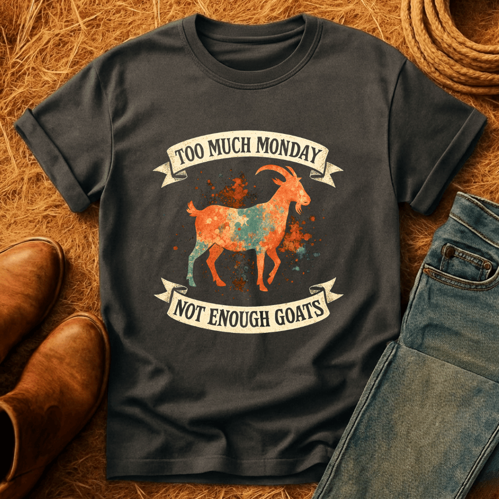 Too Much Monday Goats T-Shirt