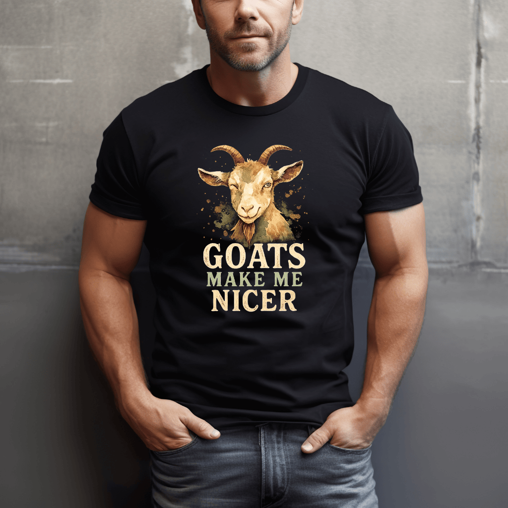 Goats Make Me Nicer T-Shirt