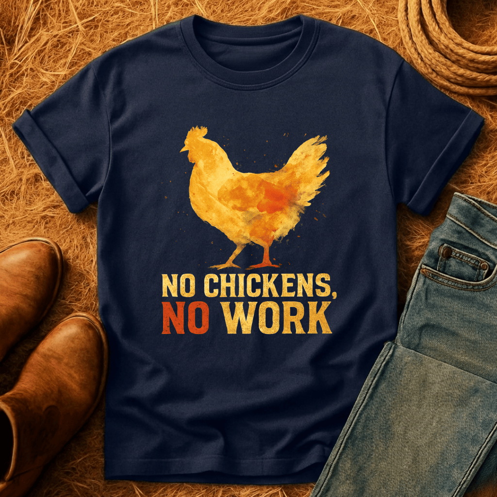 No Chickens No Work T-Shirt