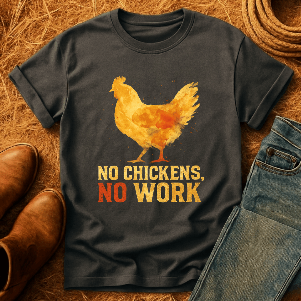 No Chickens No Work T-Shirt